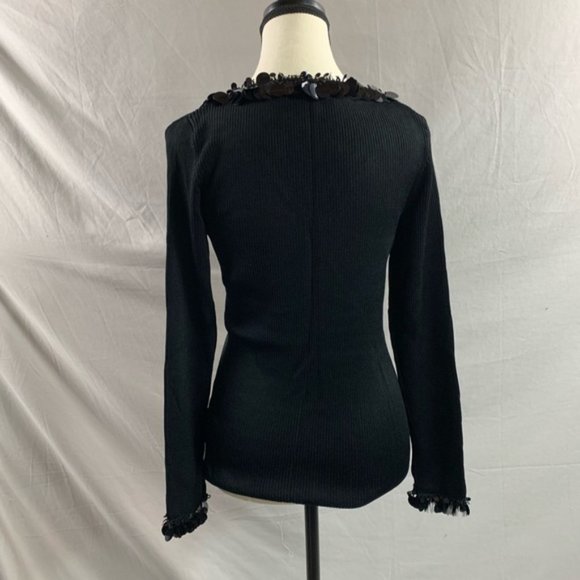 Dana Bachman Black Knit Top - Picture 4 of 7